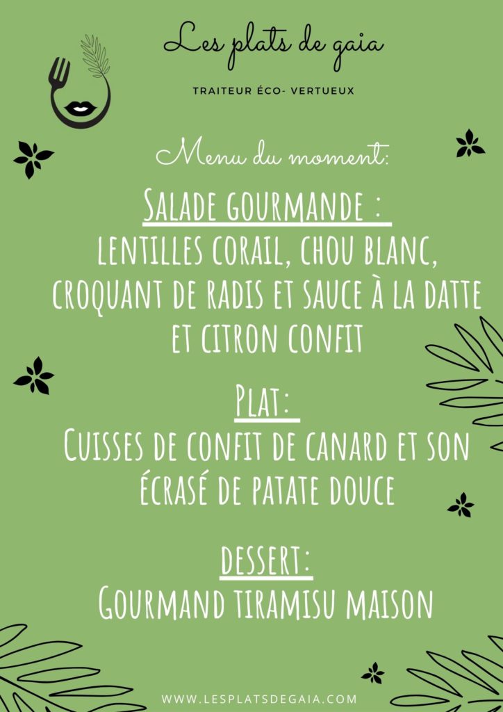 gaia Nancy traiteur-carte du menu novembre