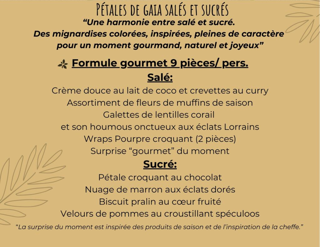 gaia Nancy traiteur- cocktail formule gourmet