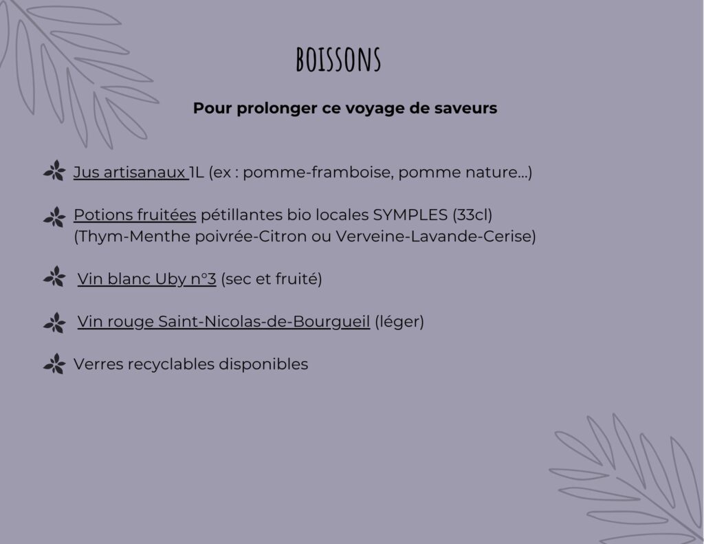 gaia Nancy traiteur- boissons