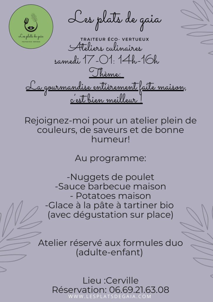 gaia nancy traiteur atelier culinaire fait maison janvier