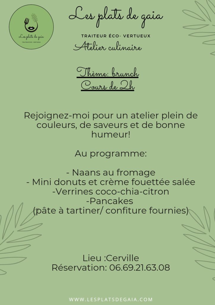 Gaia traiteur Nancy atelier culinaire
